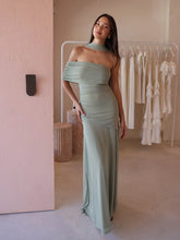 Vestido Longo com Tule Modern Aura