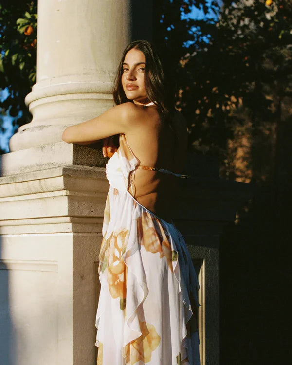 Vestido Com Babados Tendência Modern Ariel