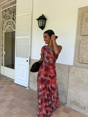 Vestido Longo Ombro Só Modern Bally