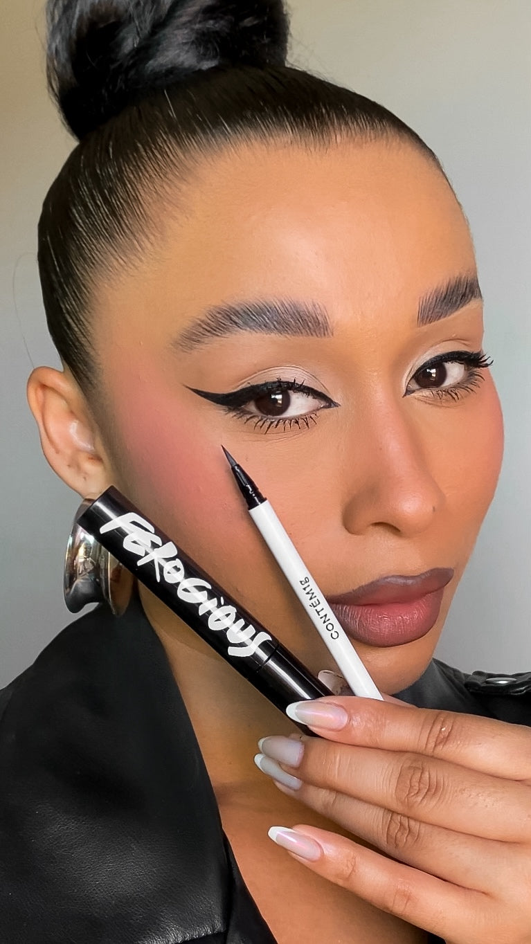 Delineador em Caneta Super Flick e Máscara Peel Off: Clássicos com Thamires Rangel