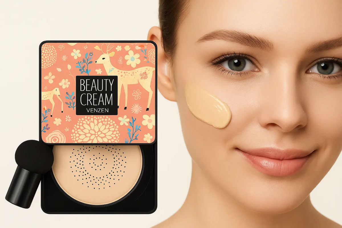 Base Mágica Cogumelo (Textura Leve e Natural)