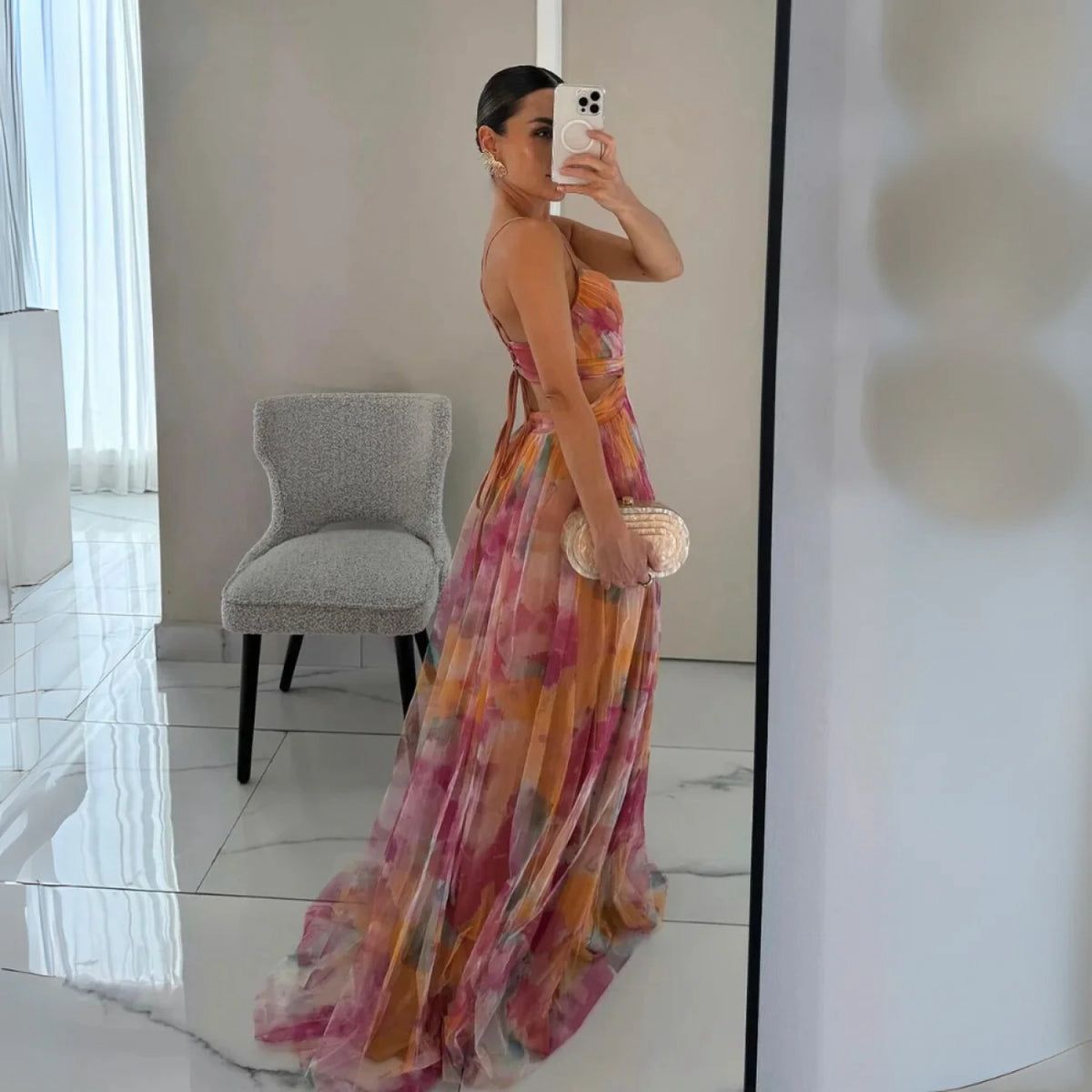 Vestido Longo Alcinha Modern Dafiny