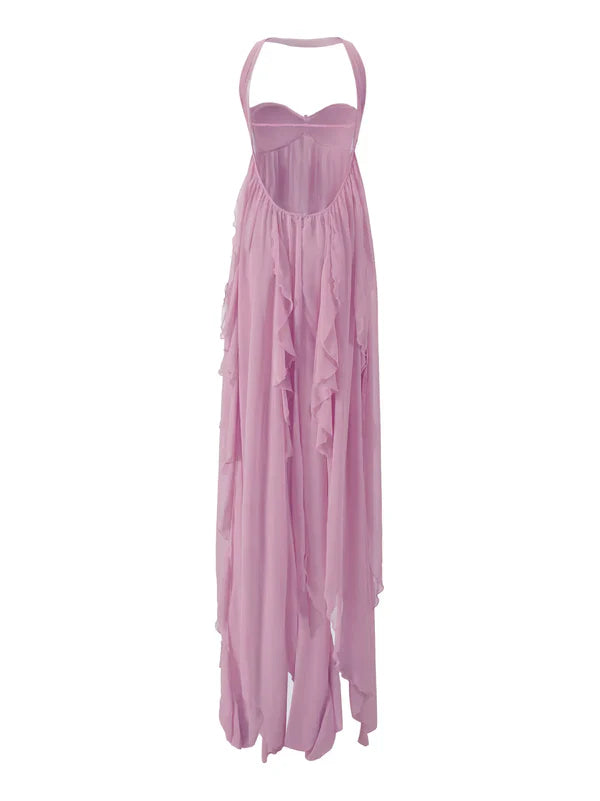 Vestido Com Babados Tendência Modern Ariel