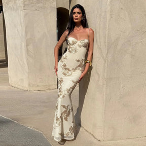 Vestido Longo Decote nas Costas Modern Dara