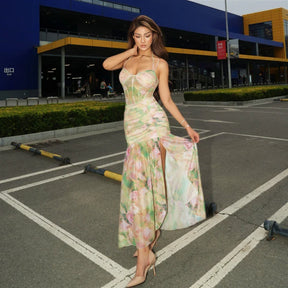 Vestido Longo Floral Modern Jullye