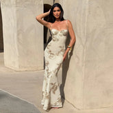 Vestido Longo Decote nas Costas Modern Dara