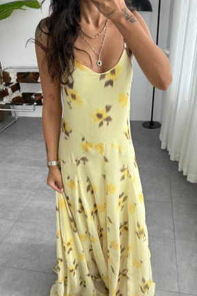 Vestido Longo Floral Delicado Modern Lauren