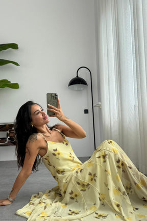 Vestido Longo Floral Delicado Modern Lauren