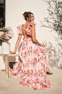 Vestido Longo Floral Modern Lumara