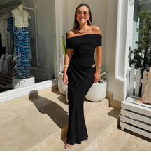 Vestido Longo Ombro a Ombro Modern Briella