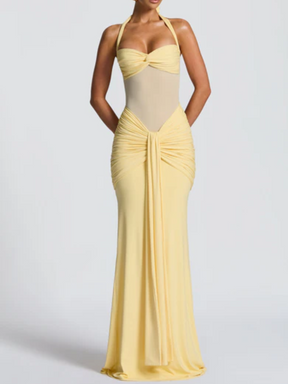 Vestido Longo Com Amarração Frontal Modern Vixen